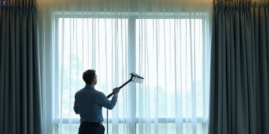 Commercial drapes cleaning service burpengary hotels offices